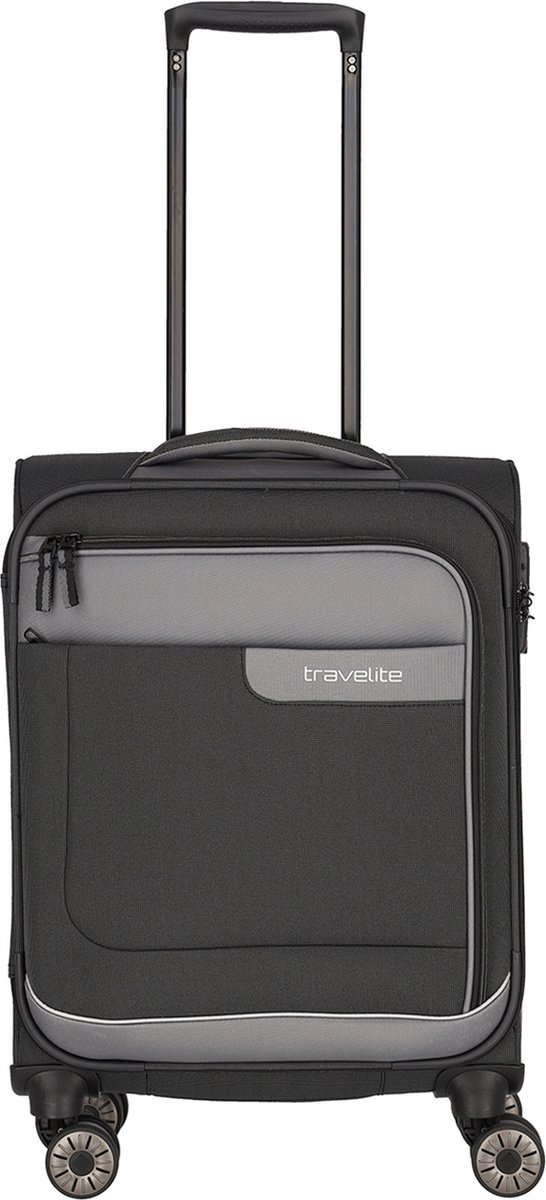 Travelite Handbagage zachte koffer / Trolley / Reiskoffer - Viia - 55 cm - Grijs
