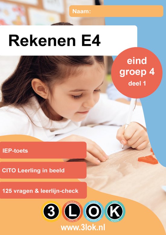 Foto: Cito rekenen groep 4 toetsboek rekenen eind groep 4 groep 4 cito leerling in beeld iep toets oefenen onderwijs basisschool leren einstein 3lok onderwijs