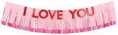 Partydeco - Banner I love you - 150 x 30 cm