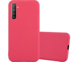 Cadorabo Hoesje geschikt voor Realme X2 / XT / Oppo K5 in CANDY ROOD - Beschermhoes gemaakt van flexibel TPU silicone Case Cover