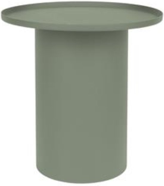 Sidetable Rond Groen - Aluminium - 45,50x45,50x45cm - Tafel Sverre Rond Groen - Giga Meubel
