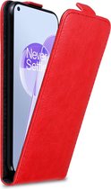 Cadorabo Hoesje voor OnePlus 9RT 5G in APPEL ROOD - Beschermhoes in flip design Case Cover met magnetische sluiting