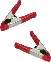 Hobby zeilklemmen - 8x stuks - metaal - 5 cm - DHZ klemmetjes