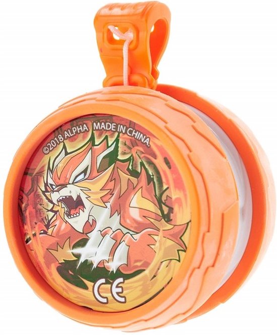 Blazing Team Yoyo Eraser Battlespin War Tiger Oranje Jojo
