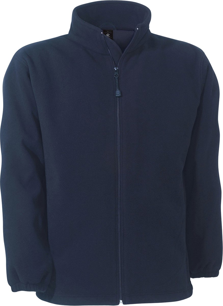 Fleecevest ‘WindProtek Waterproof Fleece Jacket’ merk B&C Marineblauw