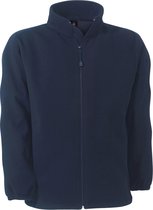 Fleecevest 'WindProtek Waterproof Fleece Jacket' merk B&C maat S Navy Blauw