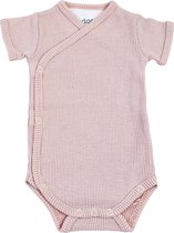 Lodger Baby Omslagromper Maat 74 Romper Korte Mouw Ciumbelle Luchtig katoen Elastisch Perfecte pasvorm Handige Overslag Roze