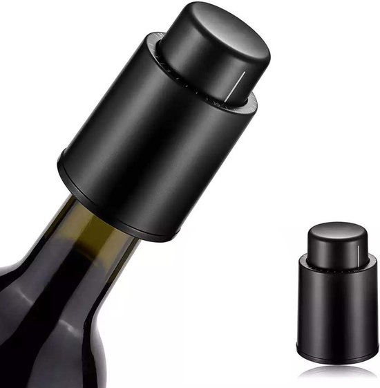 Vacu Vin Pompe à Vide Avec 24 Bouchons - Conservation Vin Frais | Accessoire Vin Réutilisable
