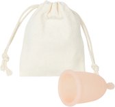 Sensi Flow Menstruatie Cup - Vegan- Hoge kwaliteit medische siliconen - 12 uur lang beschermt - inclusief katoenen tasje
