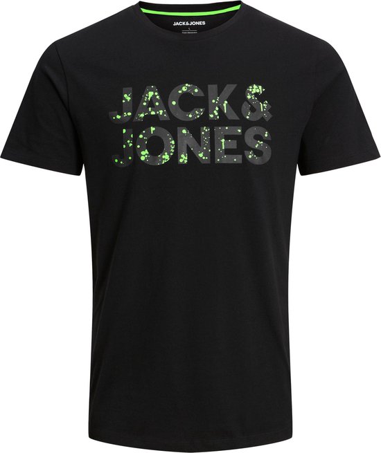 Jack & Jones-Camiseta De Manga Corta Hombre JJNEON POP TEE SS CREW Jack