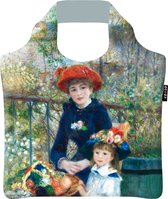 Ecozz - Pierre Auguste Renoir - Twee Zusjes - Two Sisters - 100% gerecycled (rPet) – Öko-Tex - Voorzien van rits - Afsluitbaar - Opvouwbare boodschappentas - Waterresistant – Shopper - Ecovriendelijk - Duurzaam