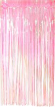 Boland - Foliegordijn iriserend lichtroze Roze - Geen thema;Baby fotoshoot - Babyshower - Feestversiering