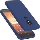 Cadorabo Hoesje voor Motorola MOTO E5 PLAY GO in LIQUID BLAUW - Beschermhoes gemaakt van flexibel TPU silicone Case Cover