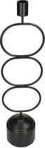 Kandelaren - Candle Stick Metal Black 10.5x8.2x39.2cm
