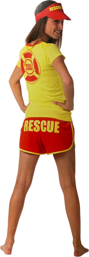 Strandwacht Rescue Squad outfit dames - Maat M - Carnavalskleding voor vrouwen
