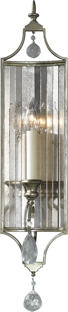 Steady Lighting - Wandlamp - Zilver - 11.4 x 14 x 0 cm- Geschikt voor woon en eetkamer