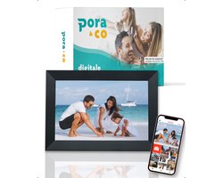 Digitale fotolijst met WiFi en Frameo App - 15.6 inch - Pora – HD+ -IPS Display – Zwart - Micro SD – Touchscreen Digitale fotolijst met WiFi en Frameo App - 15.6 inch - Pora – HD+ -IPS Display – Zwart - Micro SD – Touchscreen