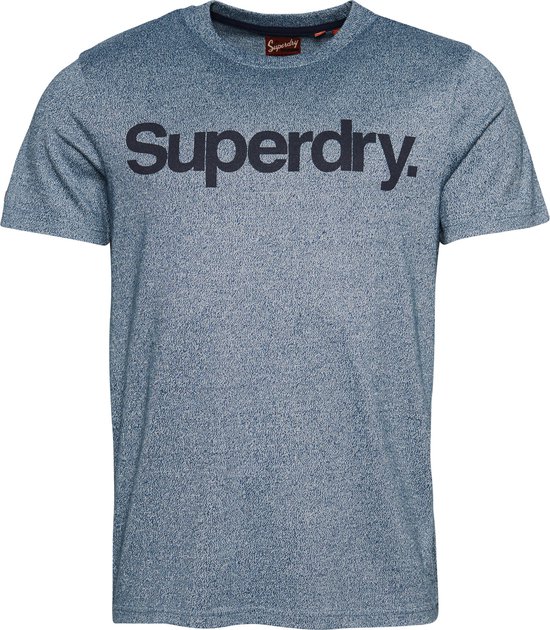 Superdry Vintage Core Logo Classic Tee Heren T-shirt - Blauw - Maat S