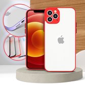 Multimedia & Accessoires Milky TPU Case Back Cover Bumper Hoesje met Camera Lens Bescherming geschikt voor Apple iPhone 13 - Telefoonhoesje - Beschermhoes - Backcover Hoesje - Bling Bling Design - Fashion – Rood