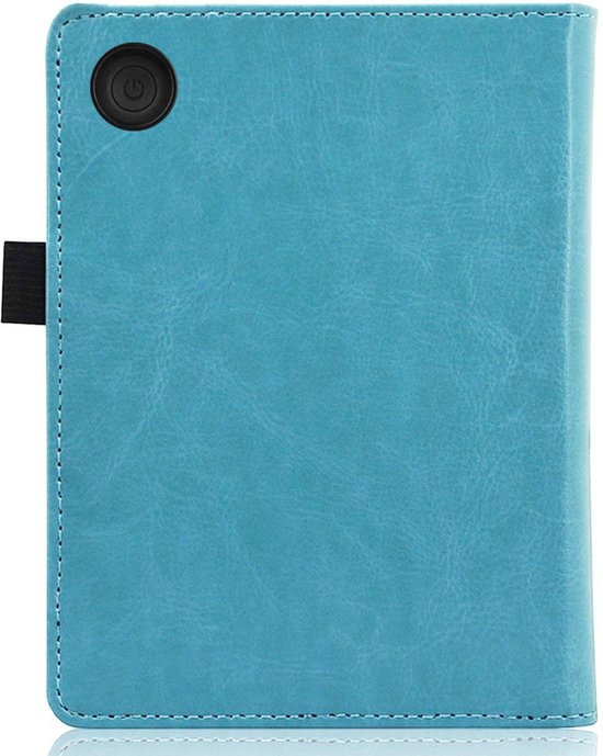 Hoesje geschikt voor Kobo Clara 2E - Book Case Premium Sleep Cover Leer Hoes met Auto/Wake Functie - Blauw van Hoesje  — afbeelding 3