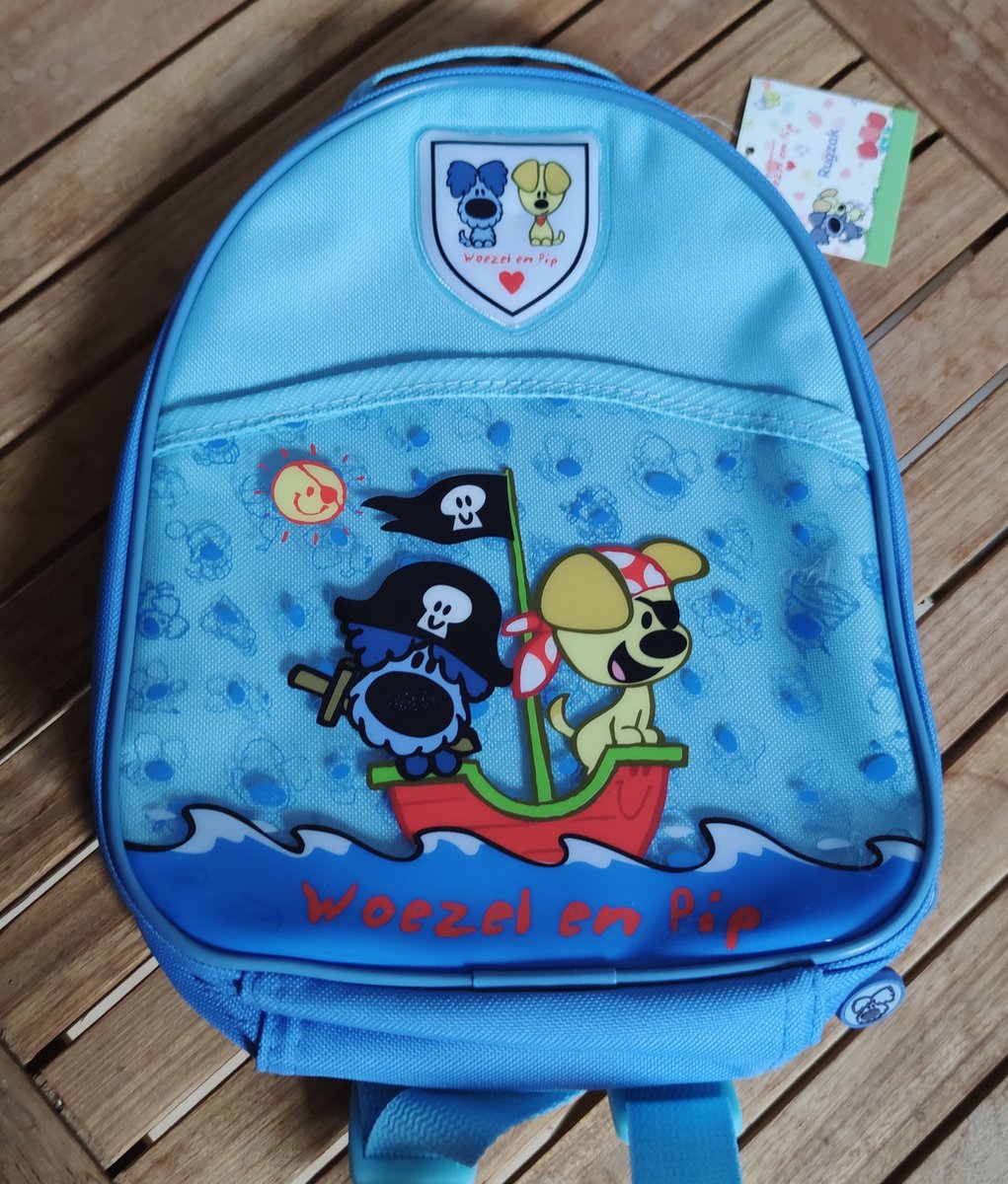 Woezel en Pip rugzak Blauw - School Rugtas