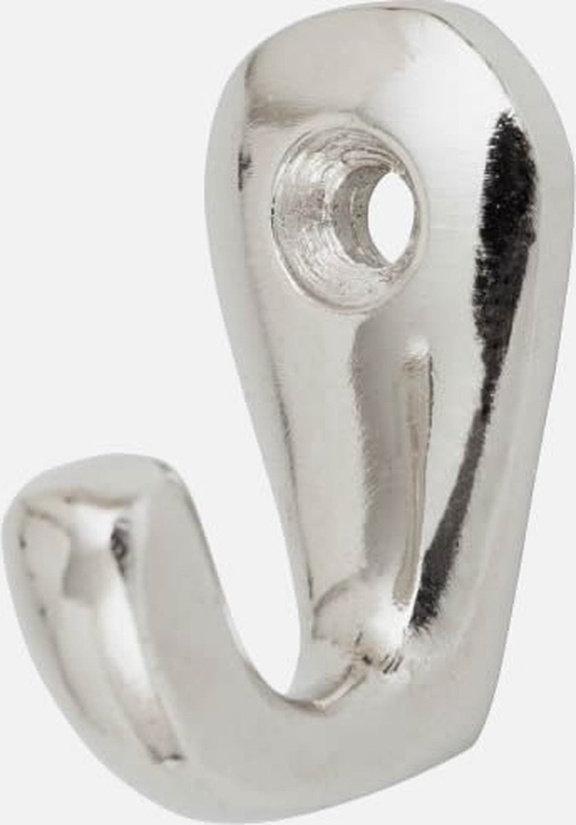 Hermeta Handdoekhaak, aluminium/vernikkeld 557-93