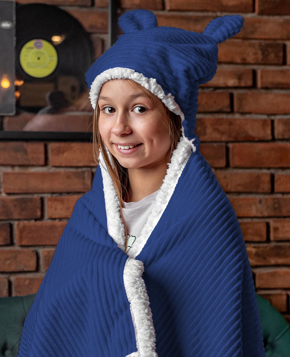 Zydante Home® - Kids Cape - Corduroy Rib - Navy