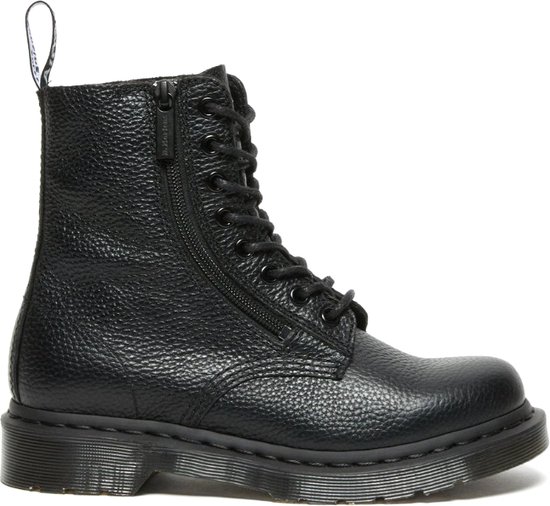 Dr. Martens Pascal W/Zip Dames Veterboots - Zwart - Maat 41 | bol.com