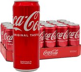Frisdrank Coca Cola Regular blikje 0.33l - 24 stuks