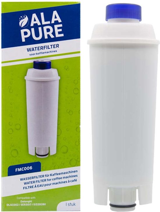 Vervanging De'Longhi Filter AQUA CREST Waterfilter Voor De'Longhi Koffiezetapparaat - Vervanging Voor DLSC002, SER3017, Voor ECAM/Esam/ETAM Series Kalkfilter Koffiezetapparaat