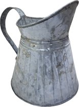 Arrosoir en Zinc Pot à lait Vase en zinc avec anse taille Medium Brocant