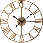 Horloge Moderne LW Collection Élégante OR NOIR Métal Rond 60cm Chiffres Grecs / Horloge Or Moderne Chiffres Grecs / Horloge Ronde Or / Horloge Murale Ronde Or / Horloge Murale Or