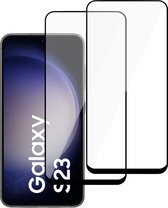 2x Geschikt voor Samsung S23 Screenprotector - Gehard Glas Geschikt voor Samsung S23 Full Screen Protector