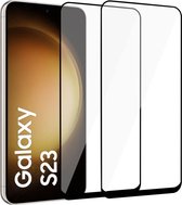 2x Screenprotector geschikt voor Samsung S23 – Full Screen Protector Tempered Glass