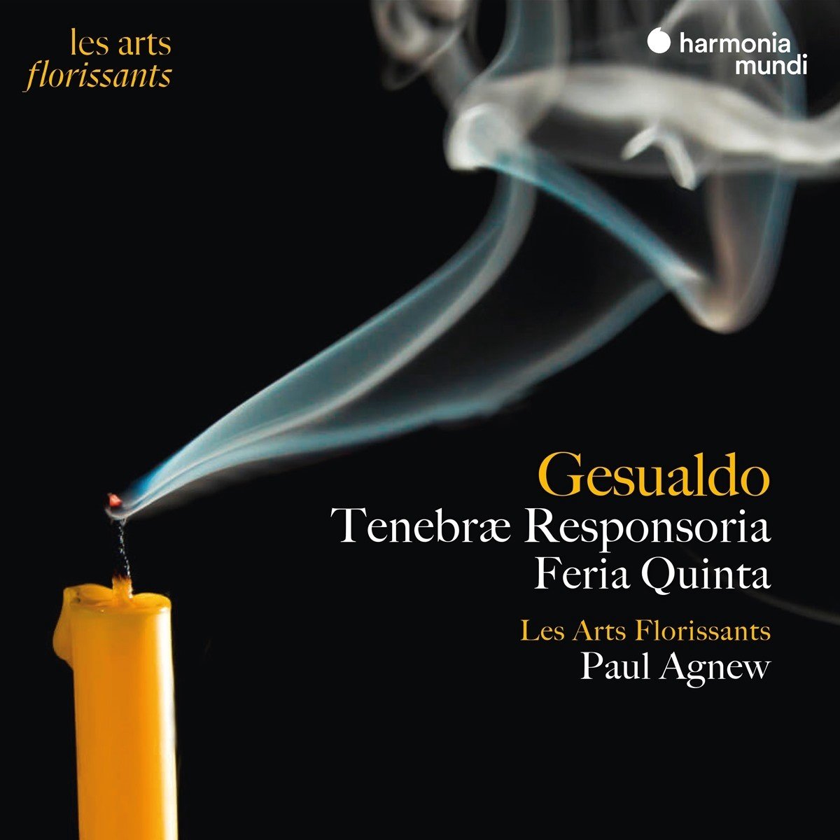 Les Arts Florissants, Paul Agnew - Gesualdo: Tenebræ Responsoria Feira Quinta (CD)
