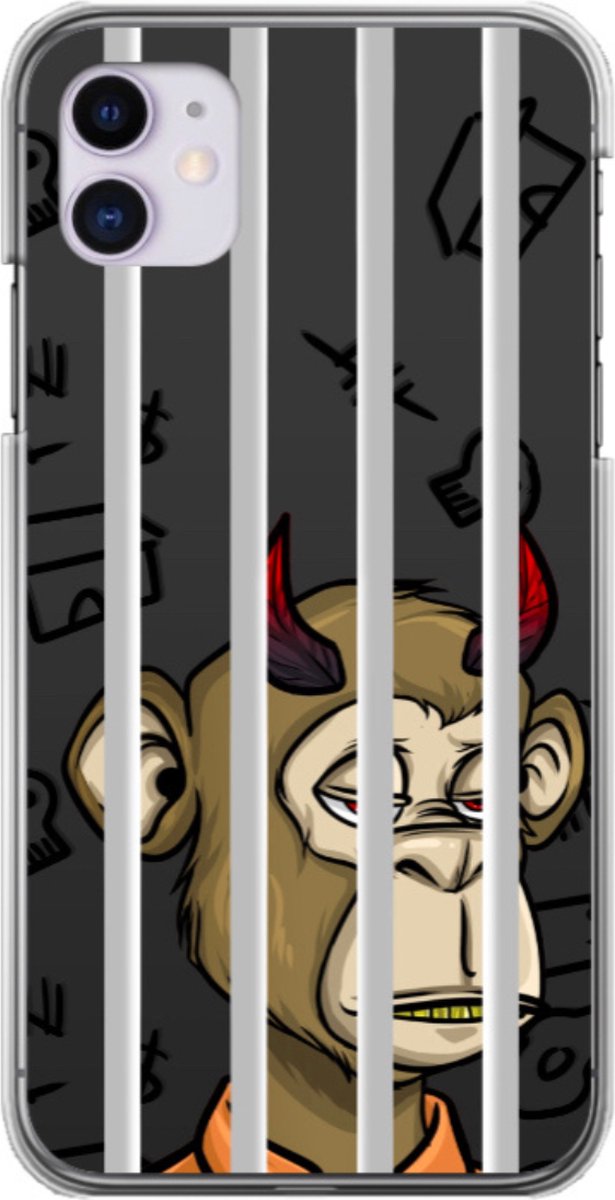 Phonegoat NFT Art iPhone 12 Case Monkey x Prison