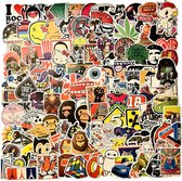 Premium Sticker Vinyl Pack [180 Stickers], Vinyl Graffiti Stickers voor laptop, skateboard, boeken, smartphone enz - waterdicht en zonnebescherming. Graffiti Stickers - Laptop decoratie - Duurzaam materiaal - Levendige kleuren