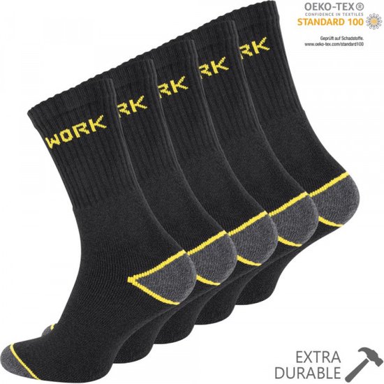 5 paires de chaussettes de travail taille 43-46