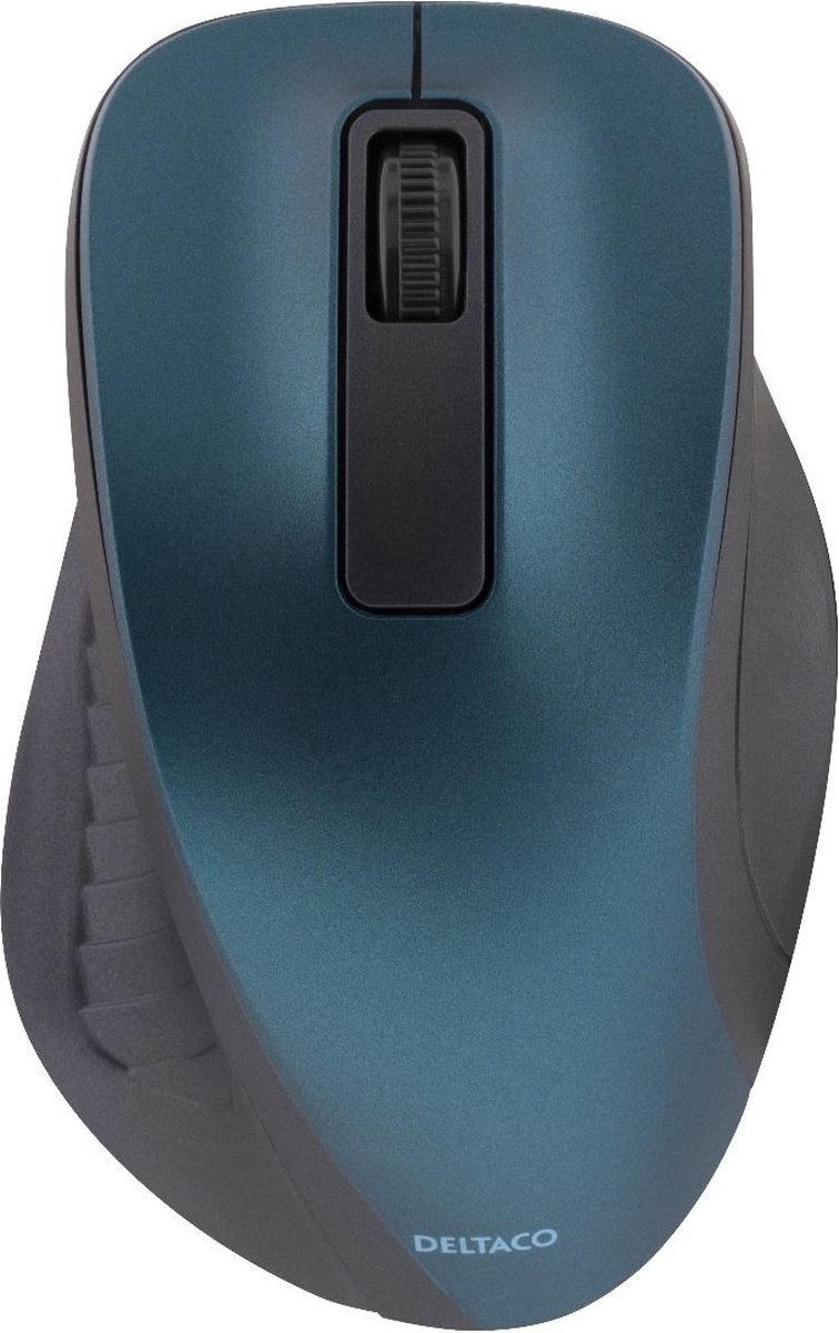 Deltaco MS-708 Draadloze Gaming Muis - Ergonomisch - Optisch - 1200 DPI - Blauw