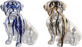 Decoratieve figuren DKD Home Decor Hars Hond Modern (19 x 11,5 x 18,5 cm) (2 Stuks)