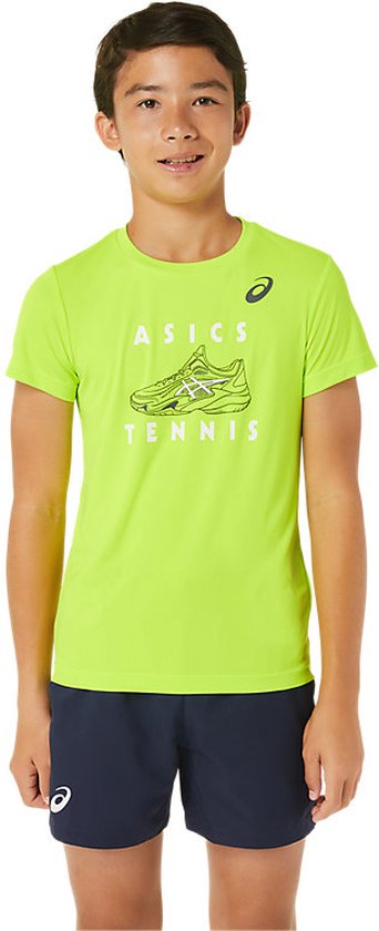 Asics Boys T-Shirt Graphic SS Top Jongens Groen
