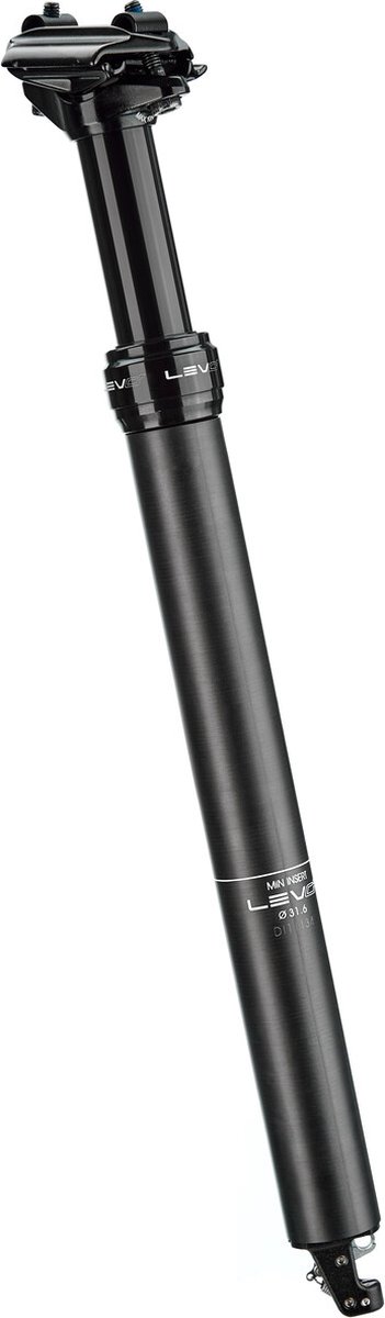 Kind Shock Lev Carbon Internal Cable 65 Mm Dropper Zadelpen Zwart 335-400 mm / 31.6 mm