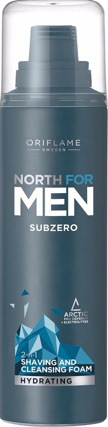 NORTH FOR MEN - Subzero 2-in-1 Shaving and Cleansing Foam | bol.com