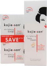 KojieSan Skin Lightening Zeep en Face Cream met SPF15, 22 gram