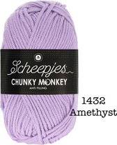 Scheepjes Chunky Monkey 100g - 1432 Amethyst - Paars