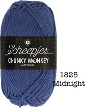 Scheepjes Chunky Monkey 100g - 1825 Midnight - Paars