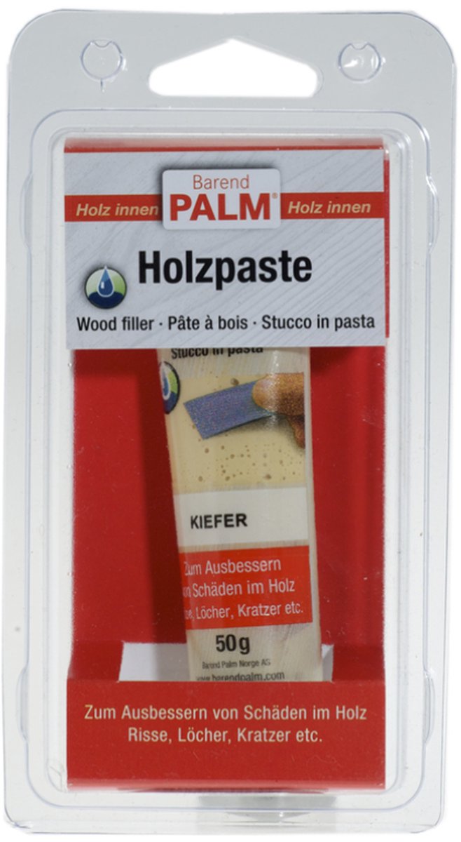 Barend Palm Holzpaste - grenen - houtvuller - voor binnen - 50 gram