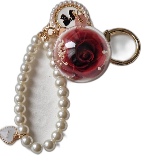 Eeuwige roos, geschenkdoos voor dames, eeuwige roos met 925 zilver