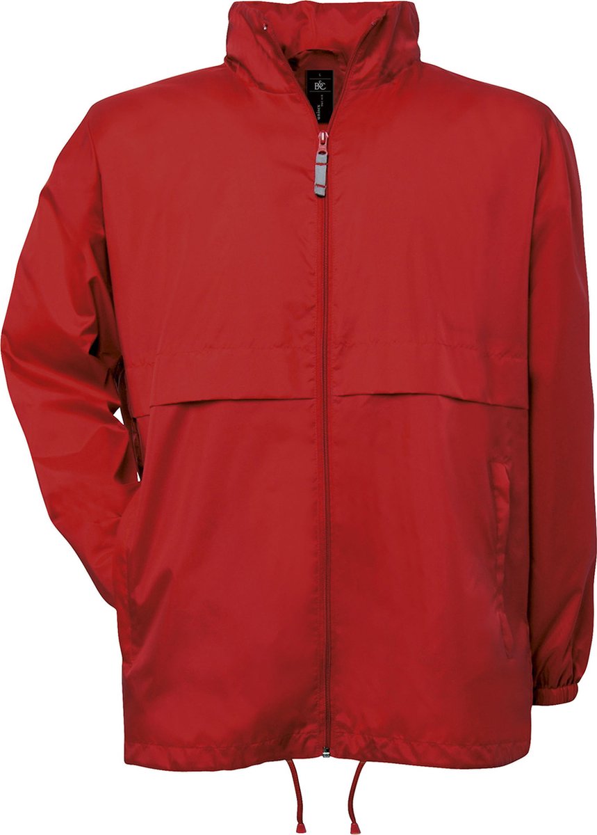 Windjas ‘Air Men Windbreaker’ B&C Collectie Rood