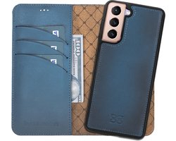 Bouletta geschikt voor Samsung Galaxy S23 leer uitneembare BookCase hoesje - Midnight Blue